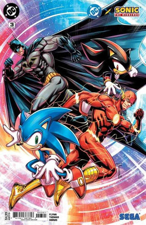 DC X Sonic The Hedgehog #3 (Of 5) | Cover B Serg Acuna Card Stock Variant
