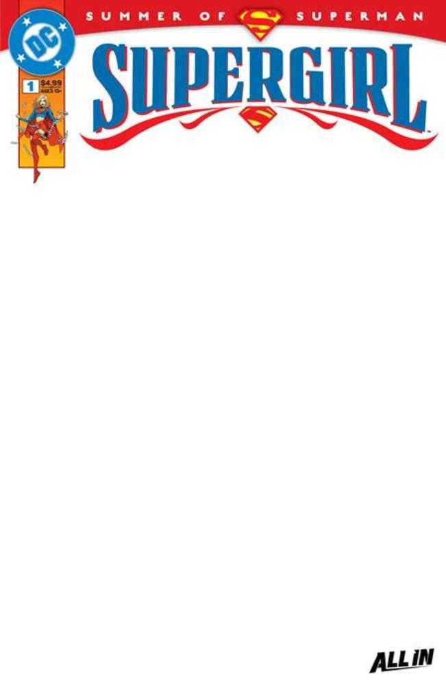 Supergirl #1 | Cover E Blank Card Stock Variant