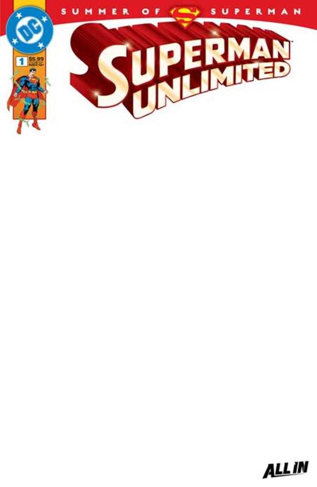Superman Unlimited #1 | Cover I Blank Card Stock Variant