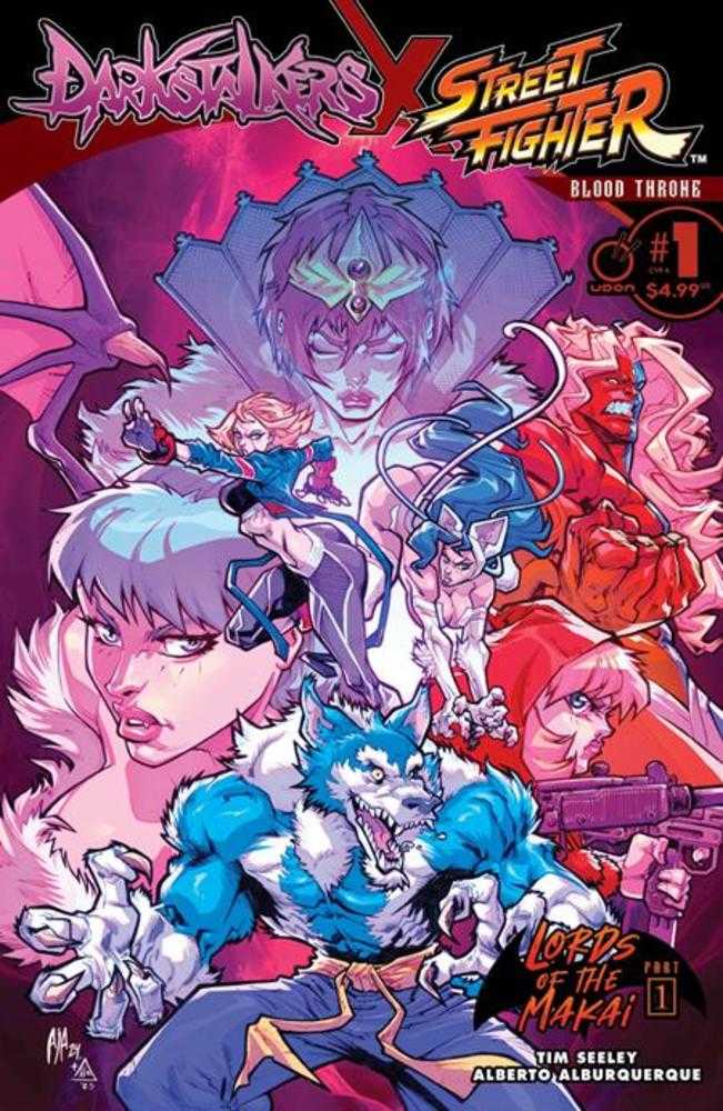 Darkstalkers X Street Fighter Blood Throne #1 (One Shot) | Cover A Alberto Alburquerque