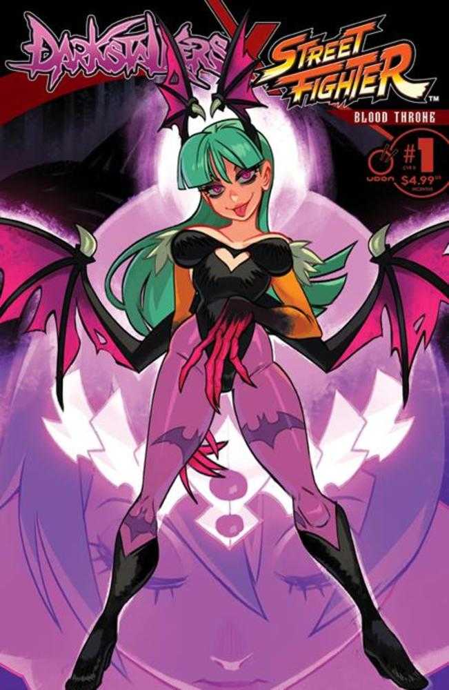 Darkstalkers X Street Fighter Blood Throne #1 (One Shot) | Cover D Inc 1:5 Ratio Alex Ahad Variant