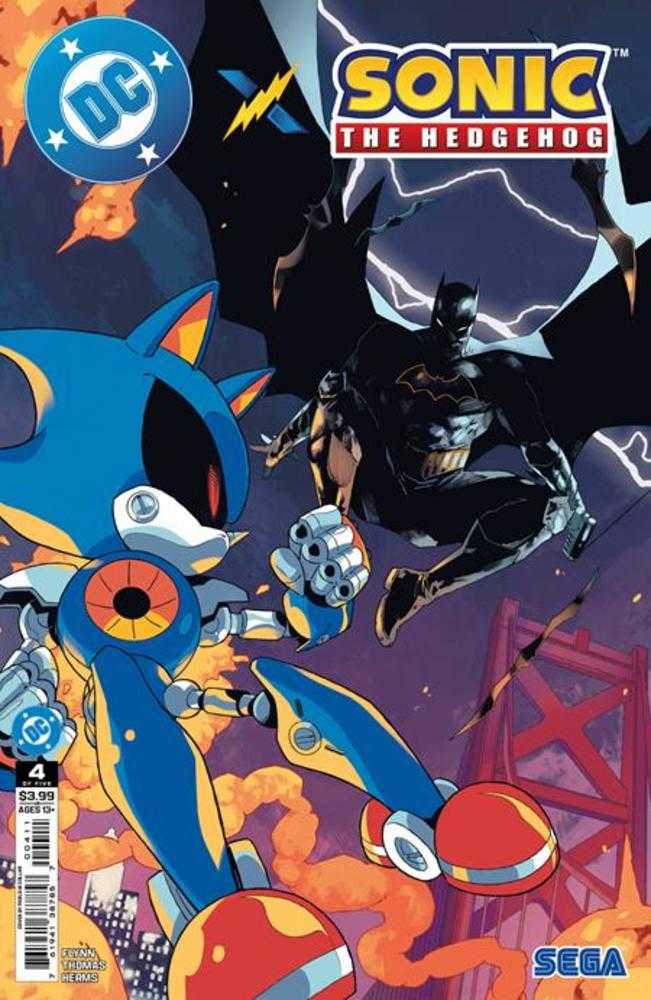 DC X Sonic The Hedgehog #4 (Of 5) | Cover A Pablo M Collar