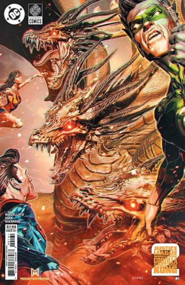 Justice League vs Godzilla vs Kong 2 #1 (Of 7) | Cover E John Giang Foil Variant