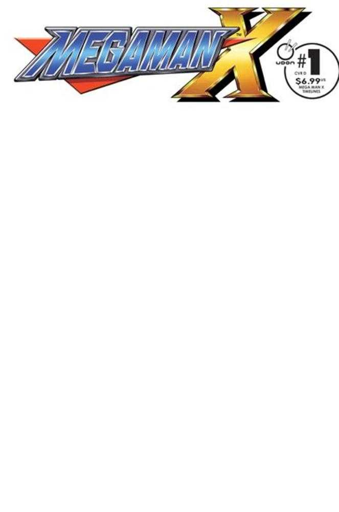 Mega Man X Timelines #1 (One Shot) | Cover D Blank Sketch Variant