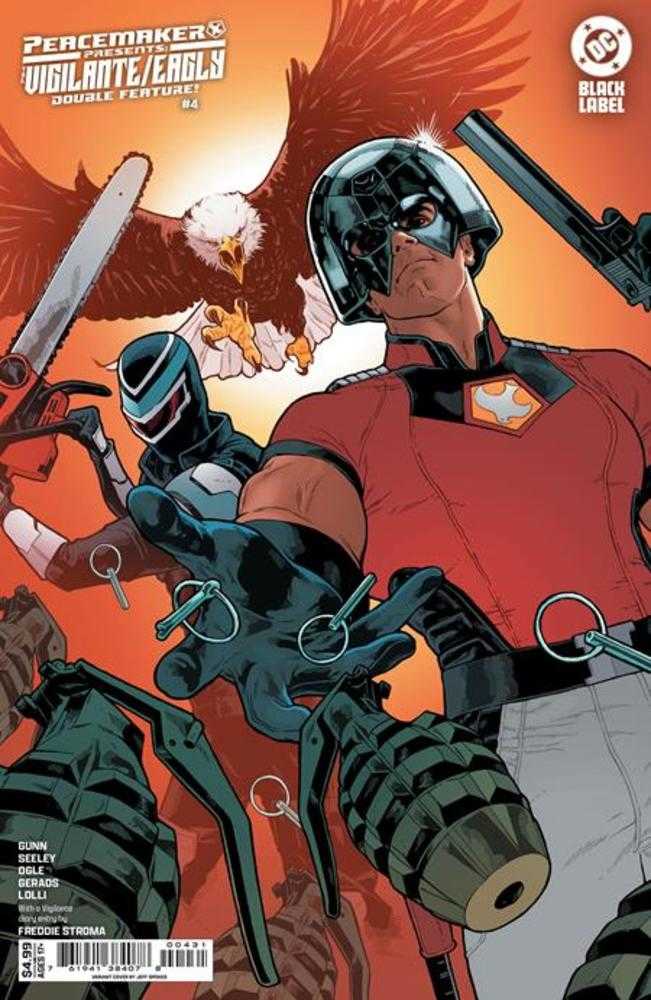 Peacemaker Presents The Vigilante Eagly Double Feature #4 (Of 5) | Cover B Jeff Spokes Card Stock Variant (Mature)