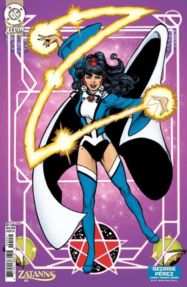 Zatanna #5 (Of 6) | Cover D George Perez Legacy Card Stock Variant