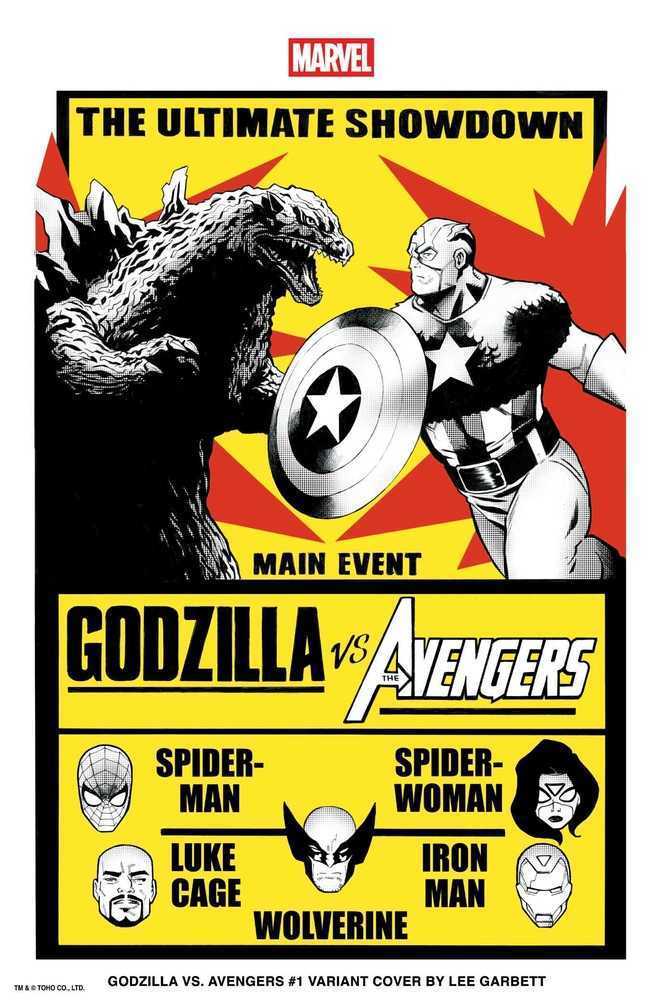 Godzilla vs Avengers #1 | Lee Garbett Versus Variant