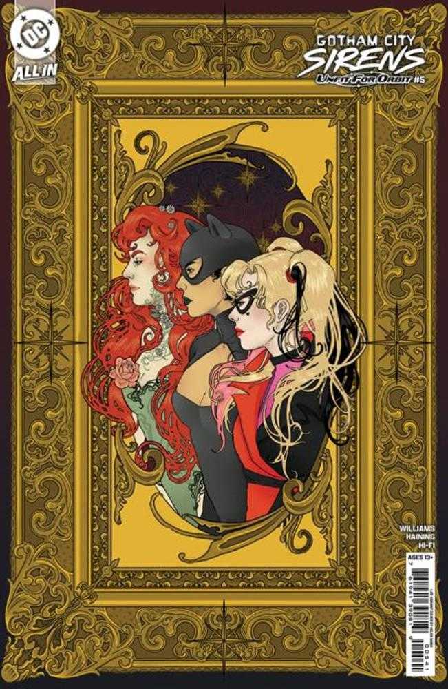 Gotham City Sirens Unfit For Orbit #5 (Of 5) | Cover E 1:25 Ratio Helen Mask Card Stock Variant