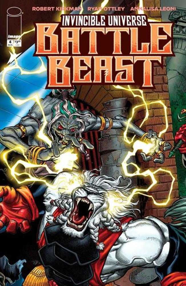 Invincible Universe Battle Beast #4 Cover C 1:10 Ratio Ej Su Connecting Variant
