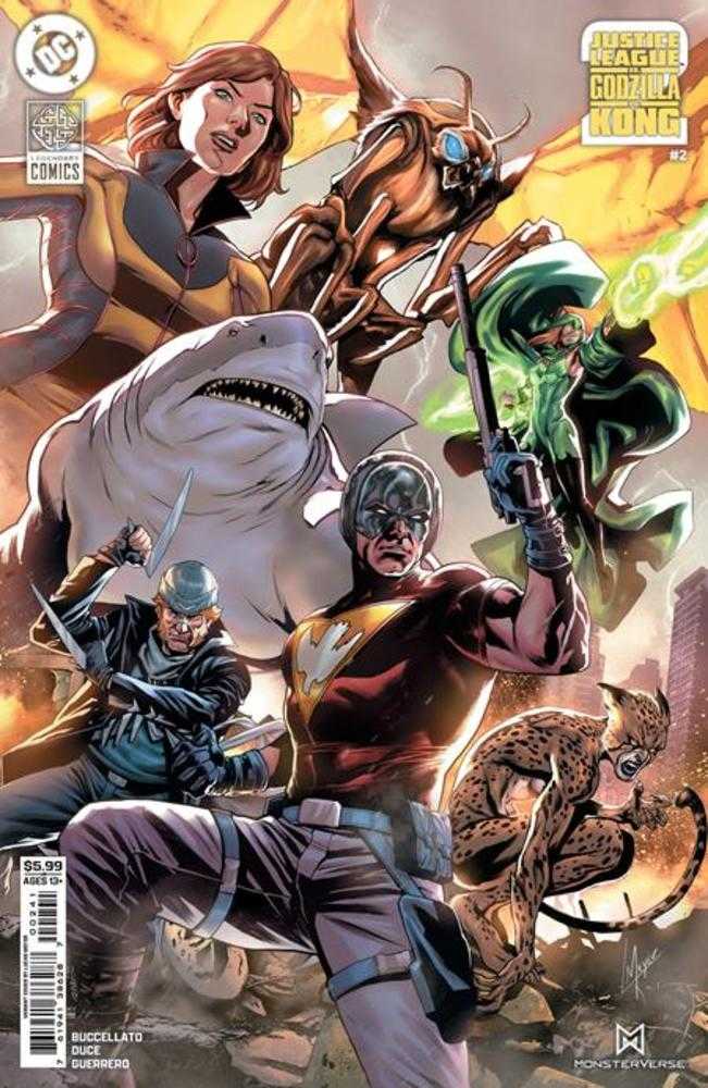 Justice League vs Godzilla vs Kong 2 #2 (Of 7) | Cover D Lucas Meyer Card Stock Variant