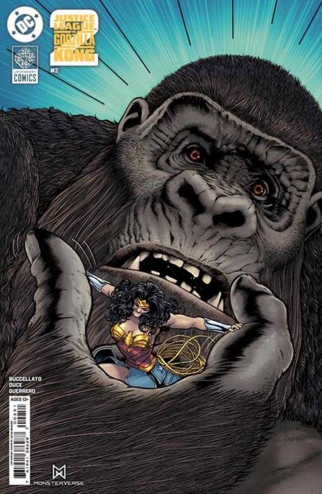 Justice League vs Godzilla vs Kong 2 #2 (Of 7) | Cover E 1:25 Ratio Kevin Maguire Card Stock Variant