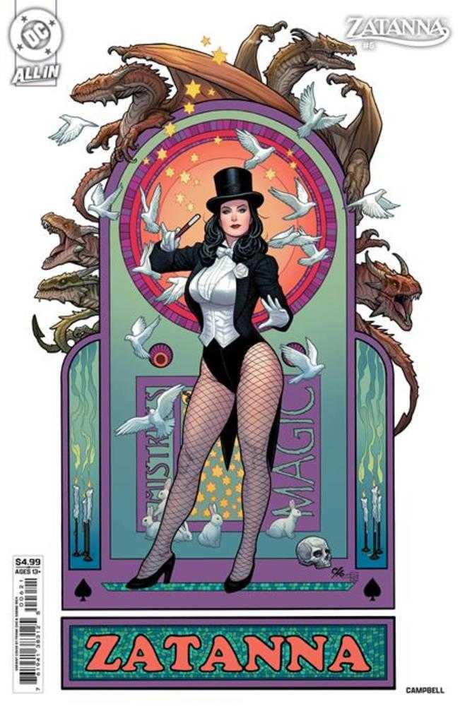 Zatanna #6 (Of 6) | Cover B Frank Cho Card Stock Variant