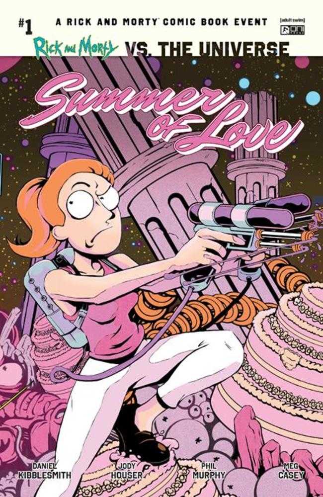 Rick And Morty vs The Universe Summer Of Love #1 (One Shot) Cover C 1:10 Ratio Flops Interlocking Variant