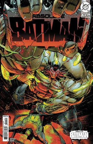 Absolute Batman #11 | Cover D 1:25 Ratio Clay Mann & Seth Mann Card Stock Variant