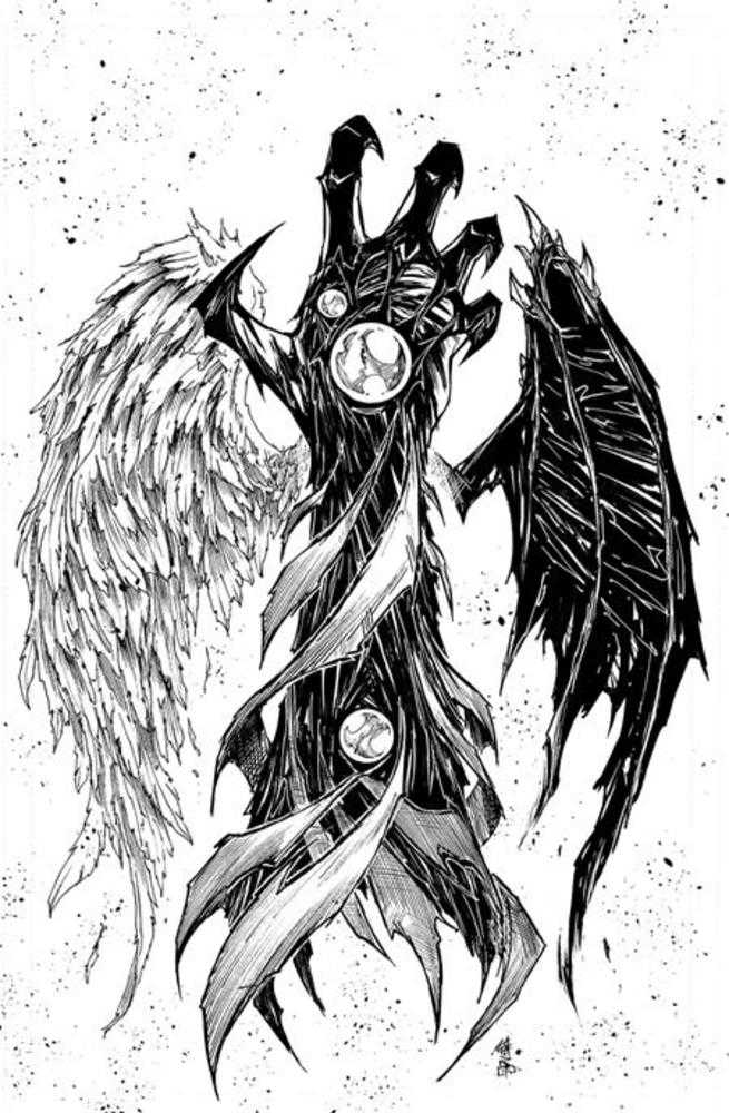 Witchblade #13 Cover D 1:10 Ratio Giuseppe Cafaro Black & White Full Art Variant