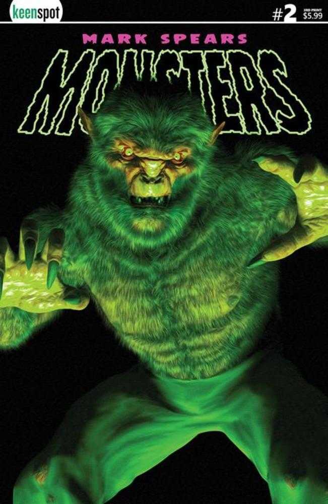 Mark Spears Monsters #2 | 3rd Print Cover A Mark Spears The Werewolf