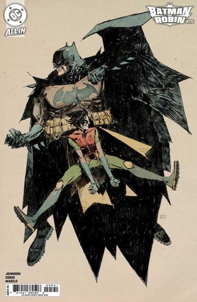 Batman And Robin #25 Cover G 1:25 Ratio Ashley Wood Card Stock Variant