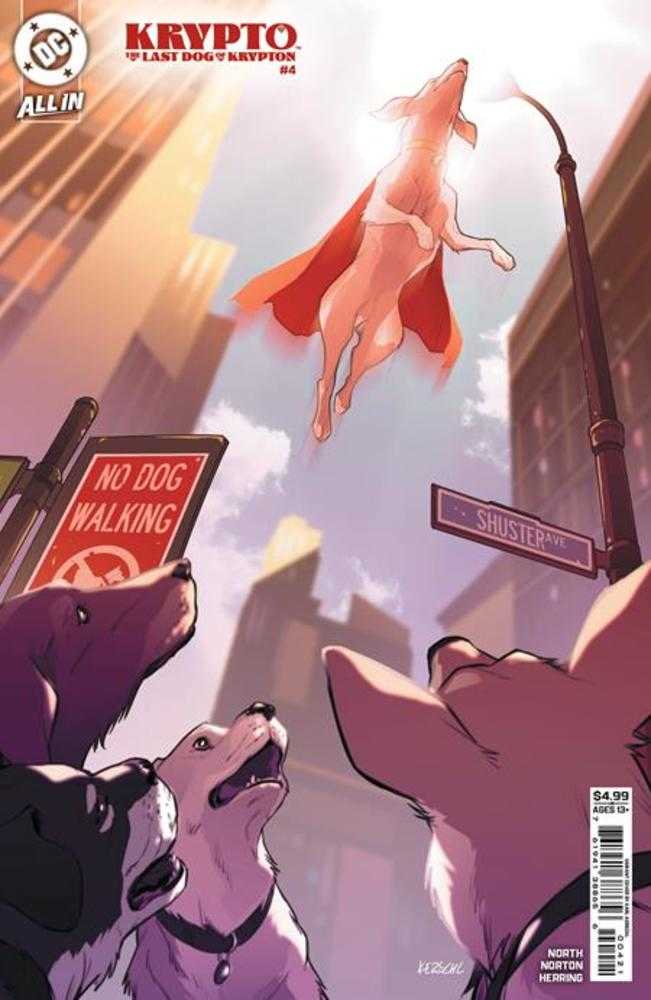 Krypto The Last Dog Of Krypton #4 (Of 5) Cover B Karl Kerschl Card Stock Variant