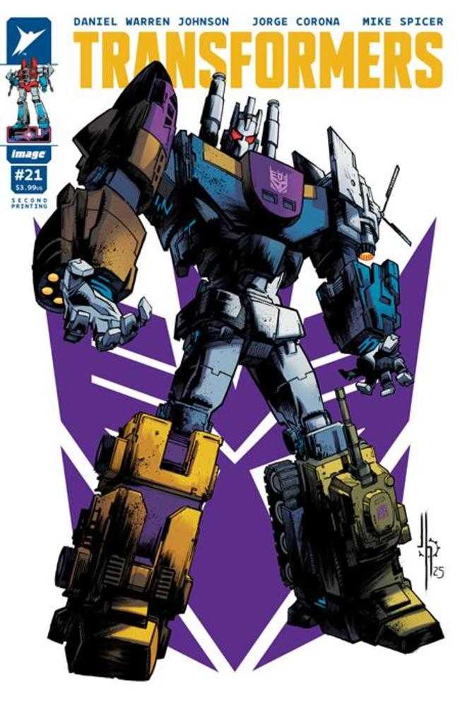 Transformers #21 2nd Print Cover A Jason Howard Decepticon Cover