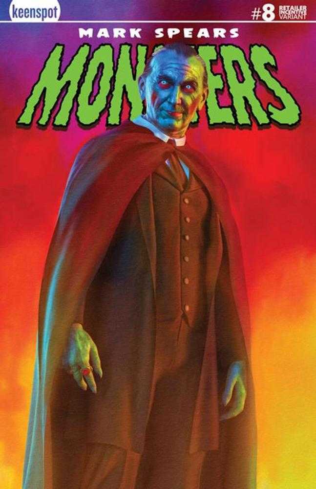 Mark Spears Monsters #8 Cover B Inc 1:250 Ratio Mark Spears Holofoil Variant