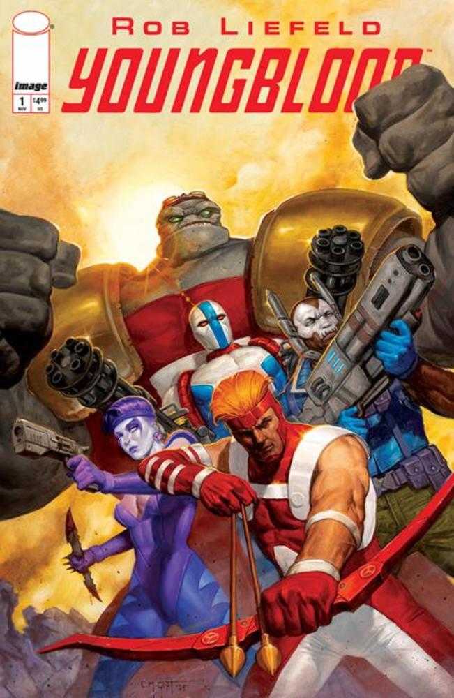 Youngblood #1 (2025) Cover I 1:50 Ratio  Em Gist Variant