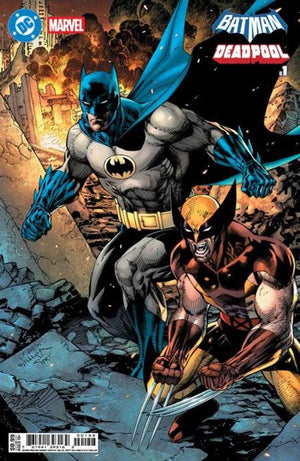 DC Marvel Batman Deadpool #1 (One Shot) 2nd Print Cover B Jim Lee & Scott Williams Card Stock Variant