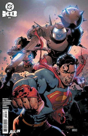 DC K.O. #5 (Of 5) Cover K 1:25 Ratio Mahmud Asrar Card Stock Variant