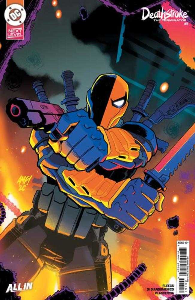 Deathstroke The Terminator #1 Cover G 1:25 Ratio Tony Fleecs Card Stock Variant