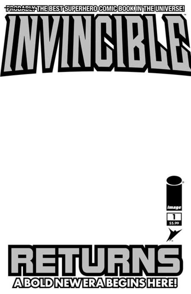 Invincible Returns Facsimile Edition #1 Cover D Blank Sketch Variant ...