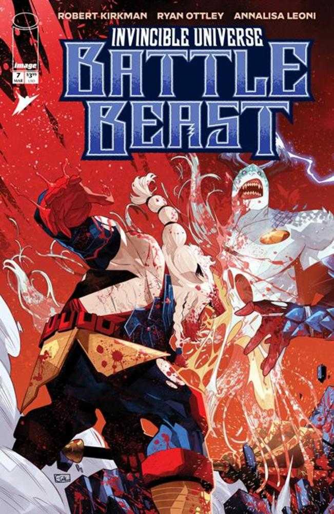 Invincible Universe Battle Beast #7 Cover E 1:50 Ratio Edwin Galmon Variant