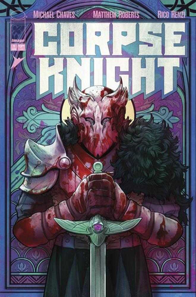 Corpse Knight #1 (Of 6) Cover D 1:25 Ratio Nimit Malavia Stained Glass Variant (Mature)