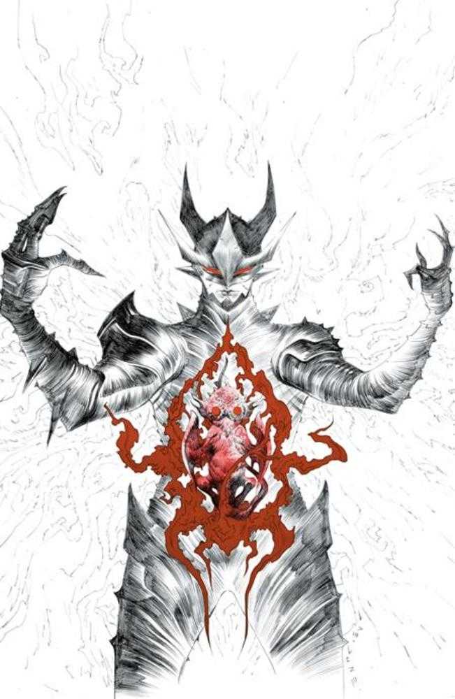 Fireborn #1 Cover I Inc 1:75 Jae Lee Black & White & Blood Full Art Variant