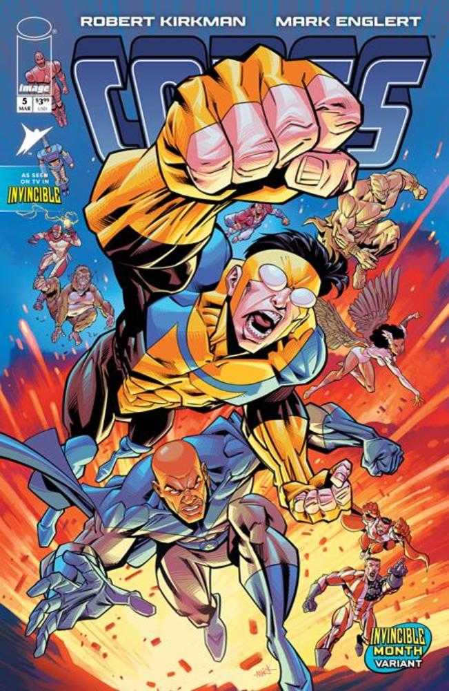 Invincible Universe Capes #5 Cover F Mark Englert Invincible Team Up Variant
