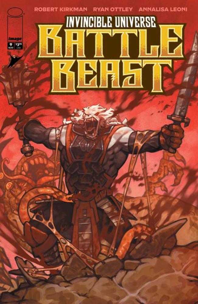 Invincible Universe Battle Beast #9 Cover E 1:50 Ratio Crom Variant | PREORDER