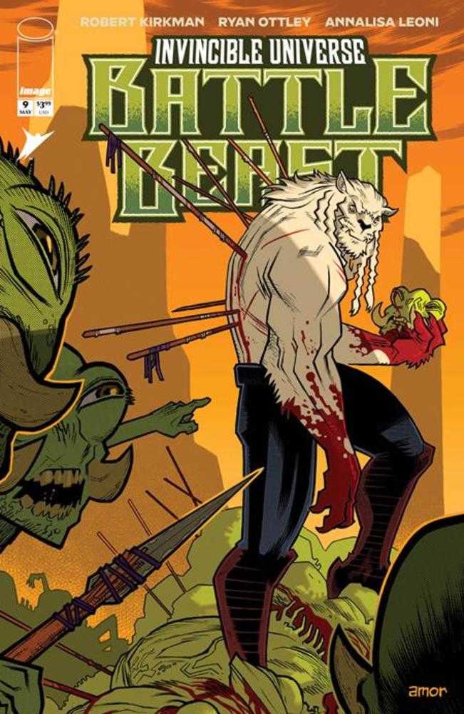 Invincible Universe Battle Beast #9 Cover F 1:100 Ratio John Amor Variant | PREORDER