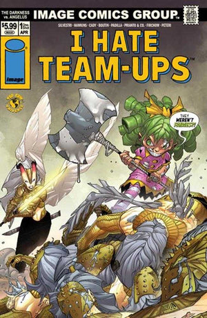 Darkness vs Angelus (One Shot) Cover F Pat Boutin I Hate Fairyland Team Up Variant