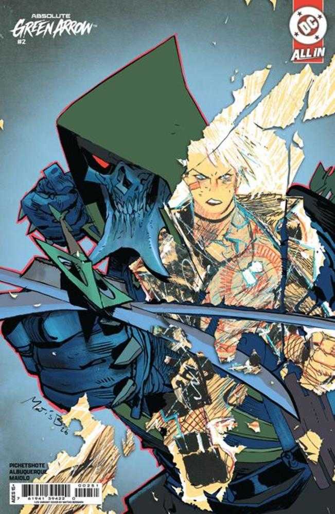 Absolute Green Arrow #2 (Of 6) Cover E 1:25 Ratio Matias Bergara Card Stock Variant