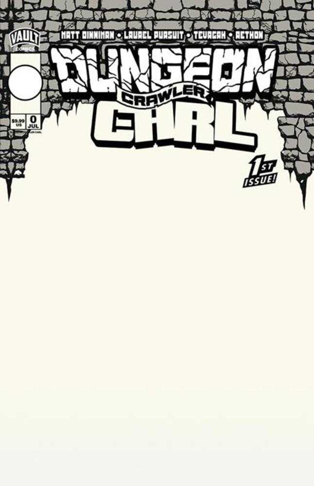Dungeon Crawler Carl Special Edition #0 Cover E Blank Sketch Variant | PREORDER