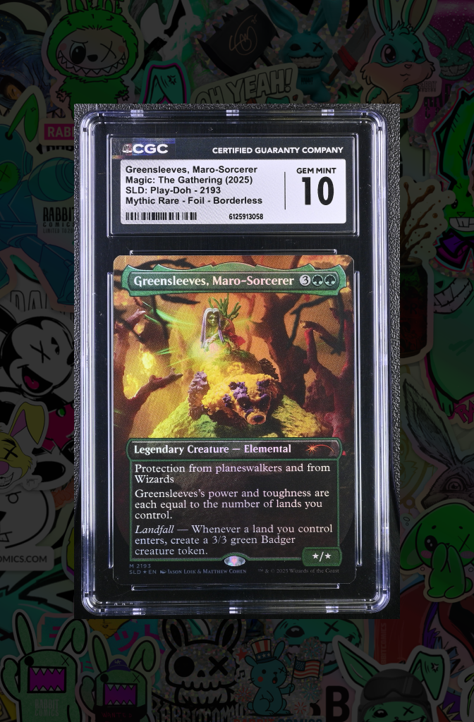 Geensleeves, Maro-Sorcerer | MTG Secret Lair 2193 | Mythic Rare Foil Borderless | CGC 10