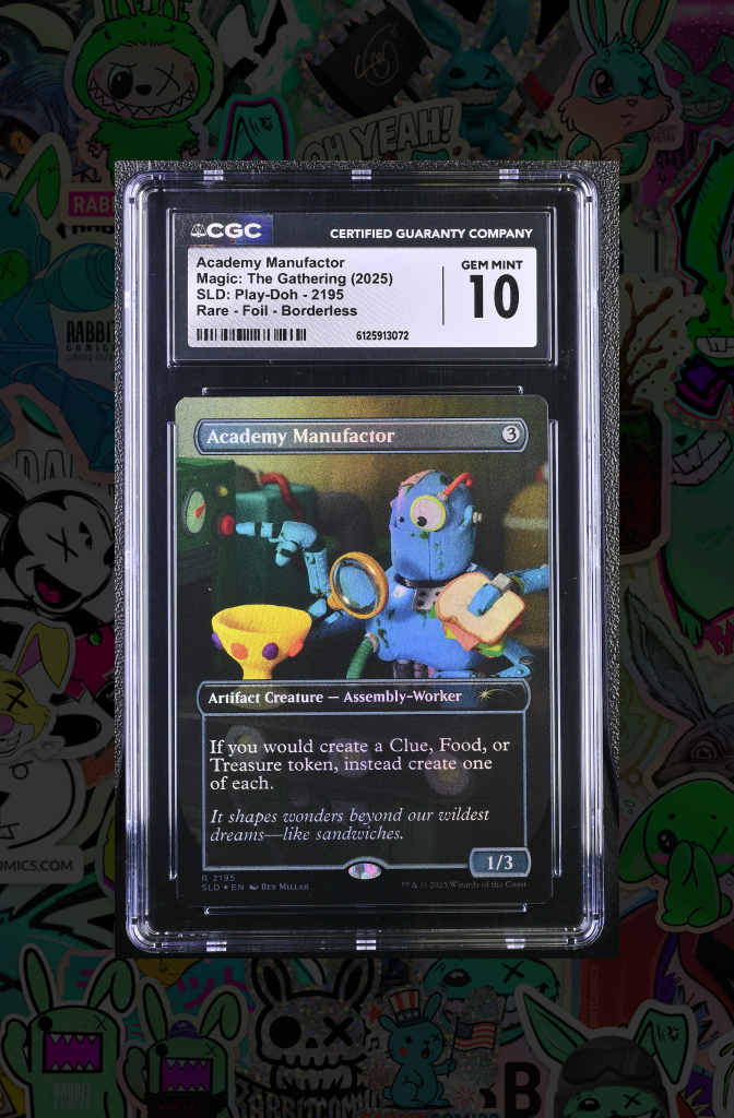 Academy Manufactor | MTG Secret Lair 2195 | Rare Foil Borderless | CGC 10