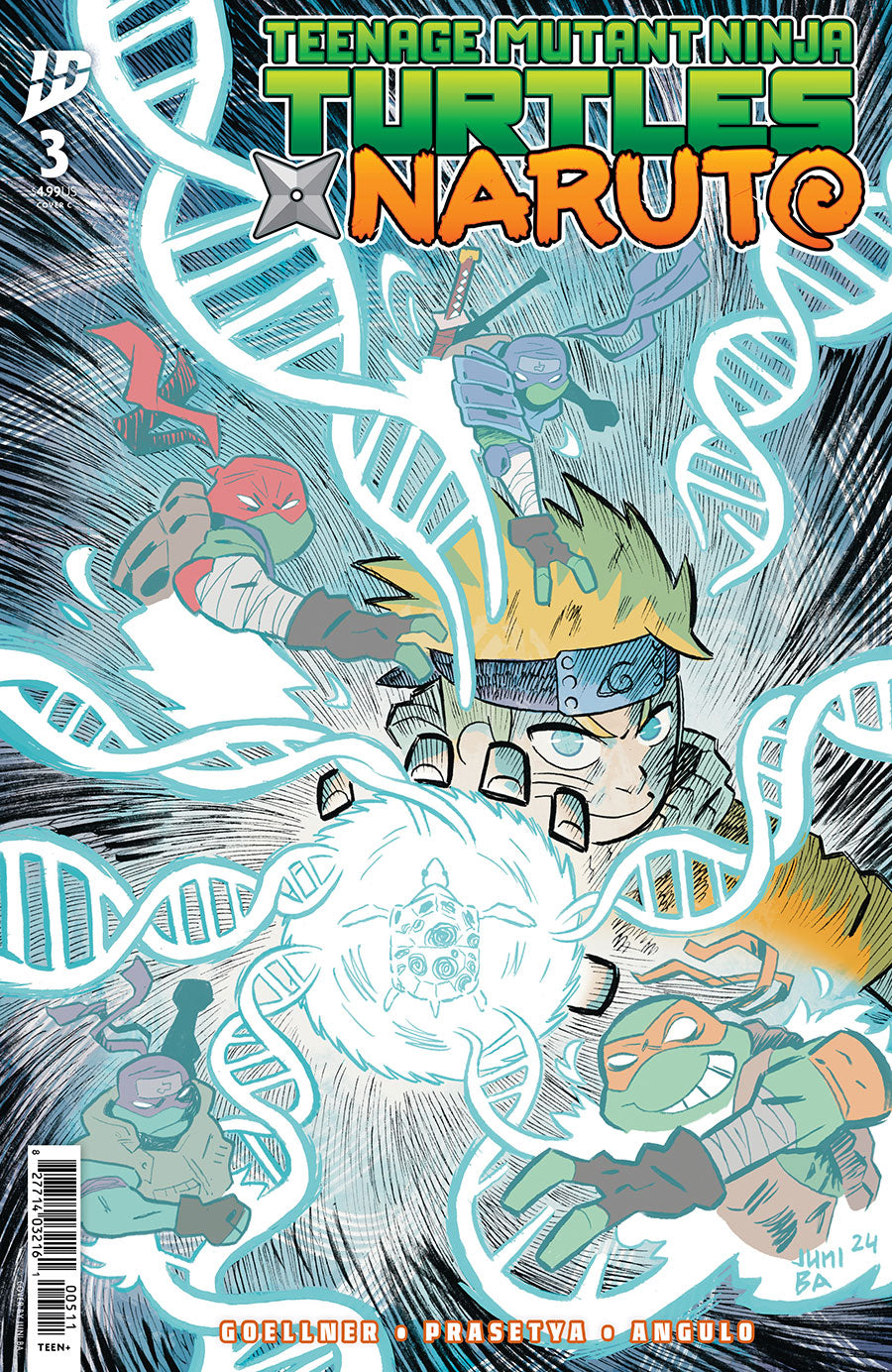 Teenage Mutant Ninja Turtles X Naruto #3 | Variant C (Juni Ba) – Rabbit ...