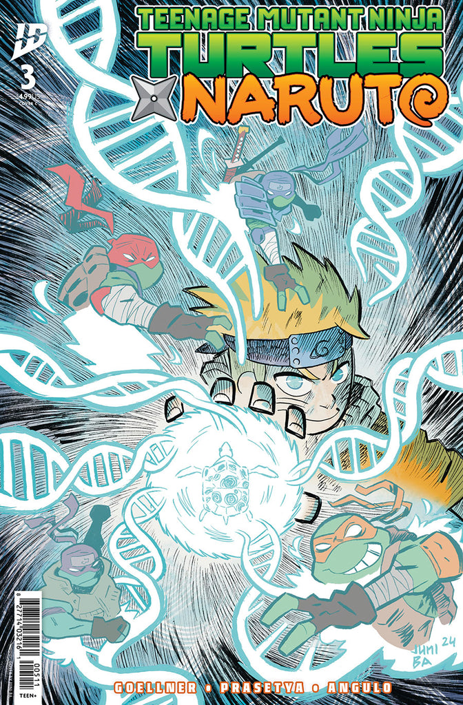 Teenage Mutant Ninja Turtles X Naruto #3 | Variant C (Juni Ba)