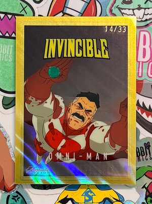Invincible Keepsake GOLD 14/33  Power Gemstone Card #292 Omni-Man