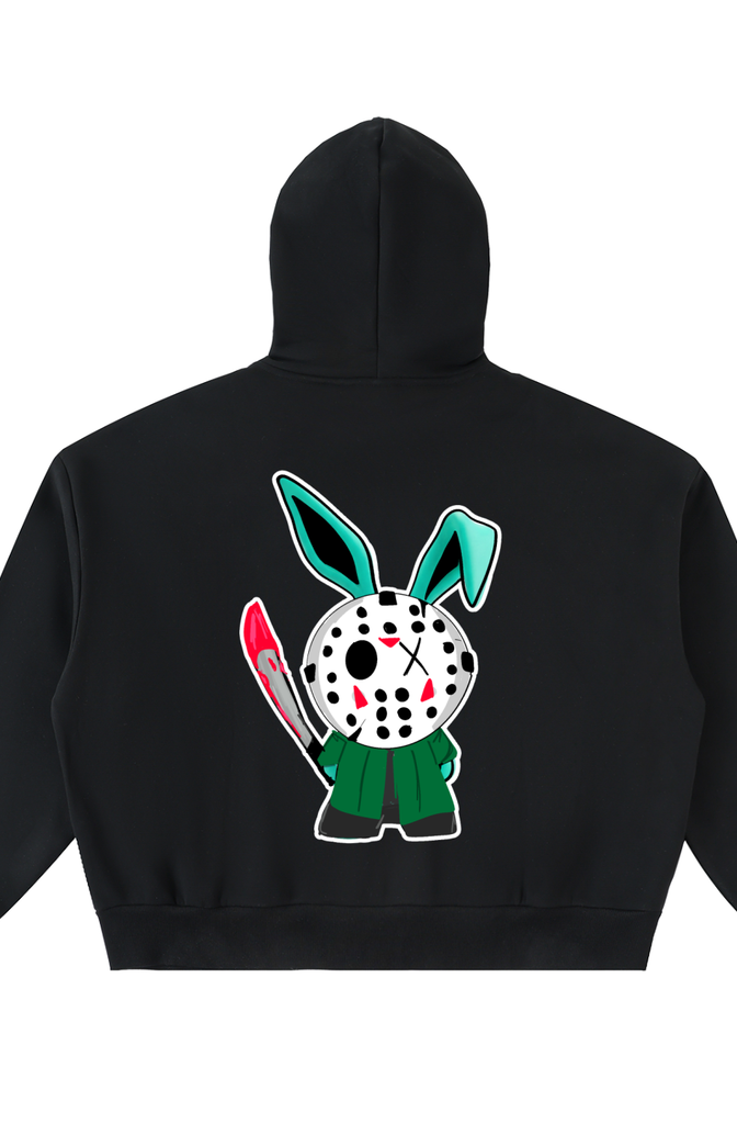 The Hockey Mask Hare – Limited Edition Full-Zip Hoodie (Variant Hoodie #004)