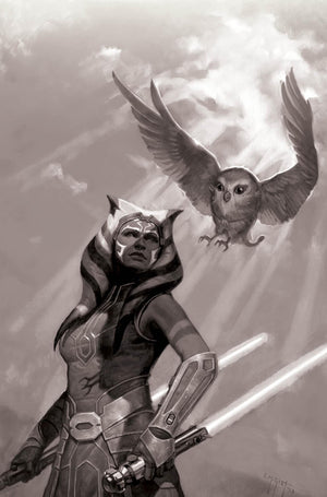Doctor Aphra #36 | Ashoka Clone Wars 15th Anniversary E.M Gist B&W Virgin Variant