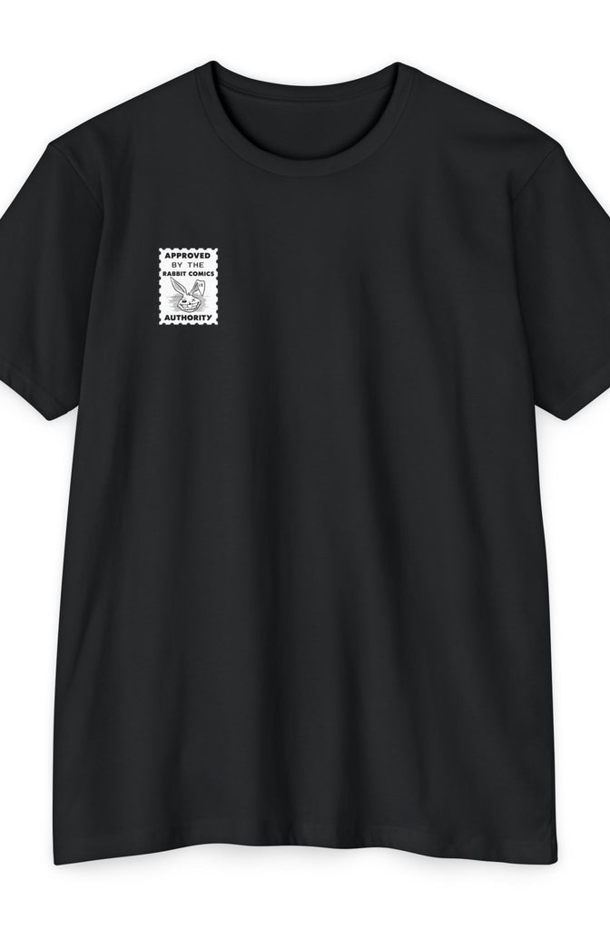 The Rabbit Comics Authority Stamp T-Shirt