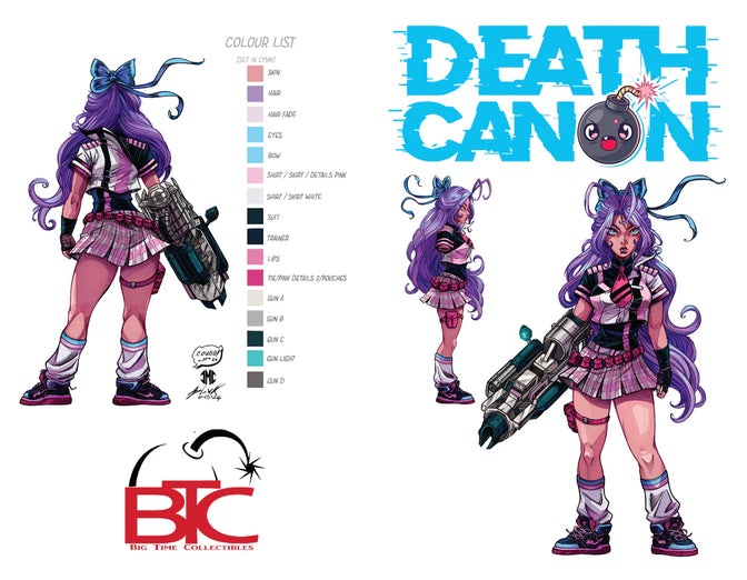 DEATH CANON FANEXPO DALLAS EXCLUSIVE ASHCAN EDITION