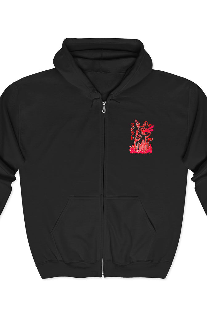 RabbitZilla Zip Hoodie