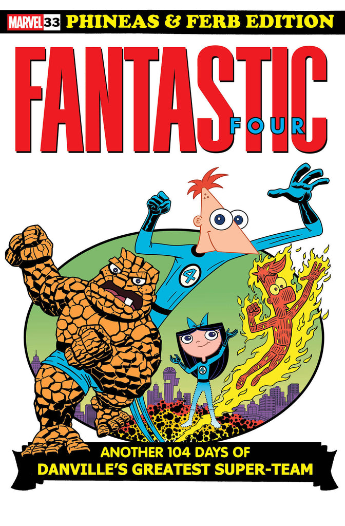 Fantastic Four #33 | Dan Povenmire Phineas And Ferb Variant [Doom]