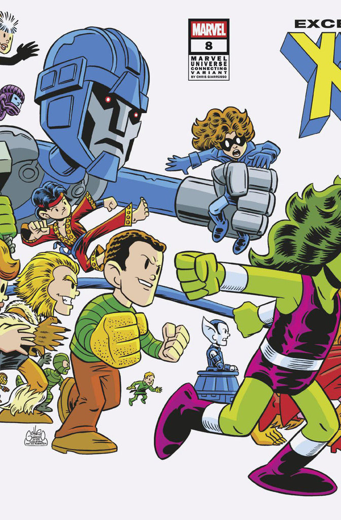 Exceptional X-Men #8 | Chris Giarrusso Marvel Universe Connecting Wrap Variant K